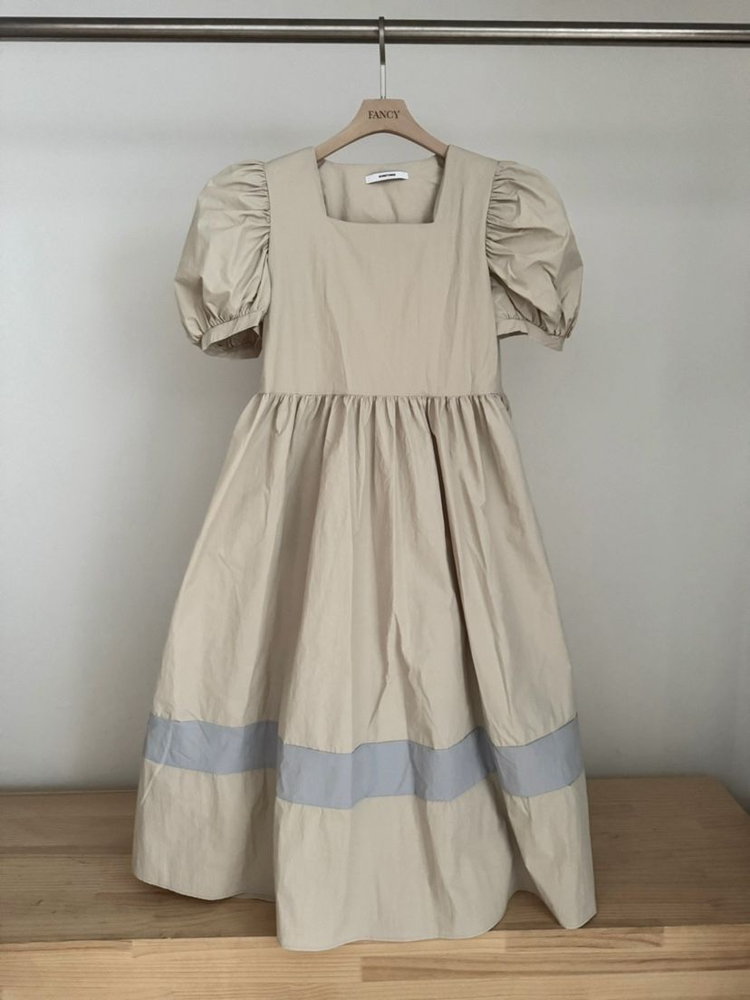 SOMETHING-L直郵韓國代購㊣女裝新品25春夏人氣熱賣連衣裙Something/FANCY連衣裙