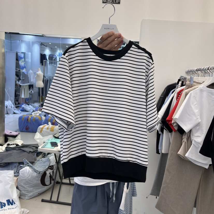 NON CLIP韓國直郵㊣東大門實拍女裝新品熱賣人氣時尚推薦T恤NON CLIPT恤
