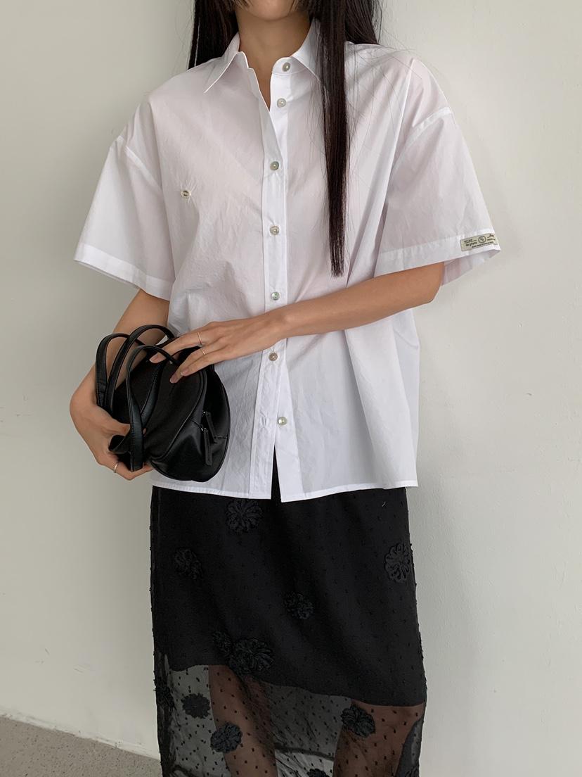 GOYOU東大門代購女士新品真品職業25春夏休閑推薦襯衫蕾絲衫de goyou襯衫/蕾絲衫