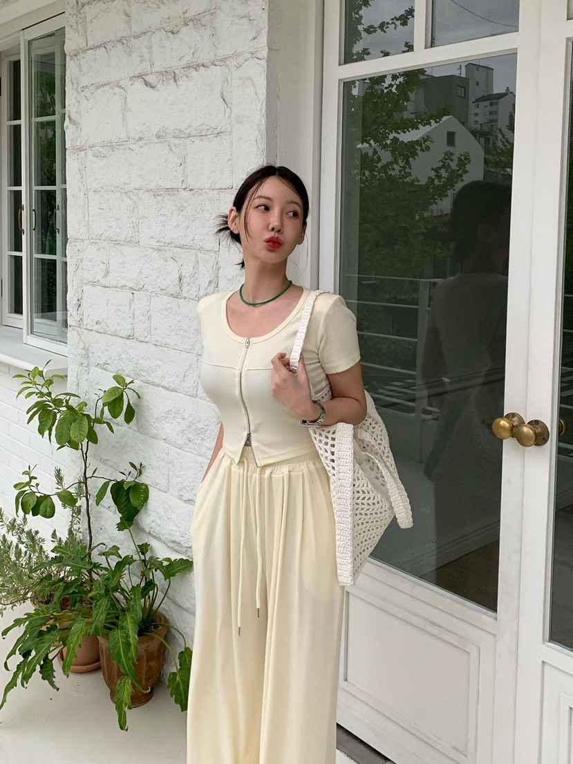 REVE CITE-L東大門代購女士新款時尚人氣推薦T恤拉鏈開衫REVE CITET恤