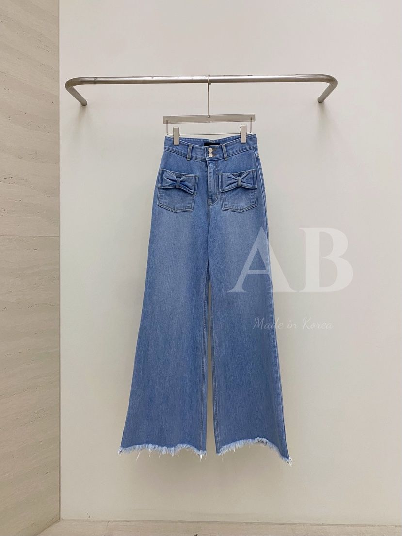 AB東大門直郵女士新款真品時尚職業人氣推薦25春夏熱賣牛仔褲AB牛仔褲