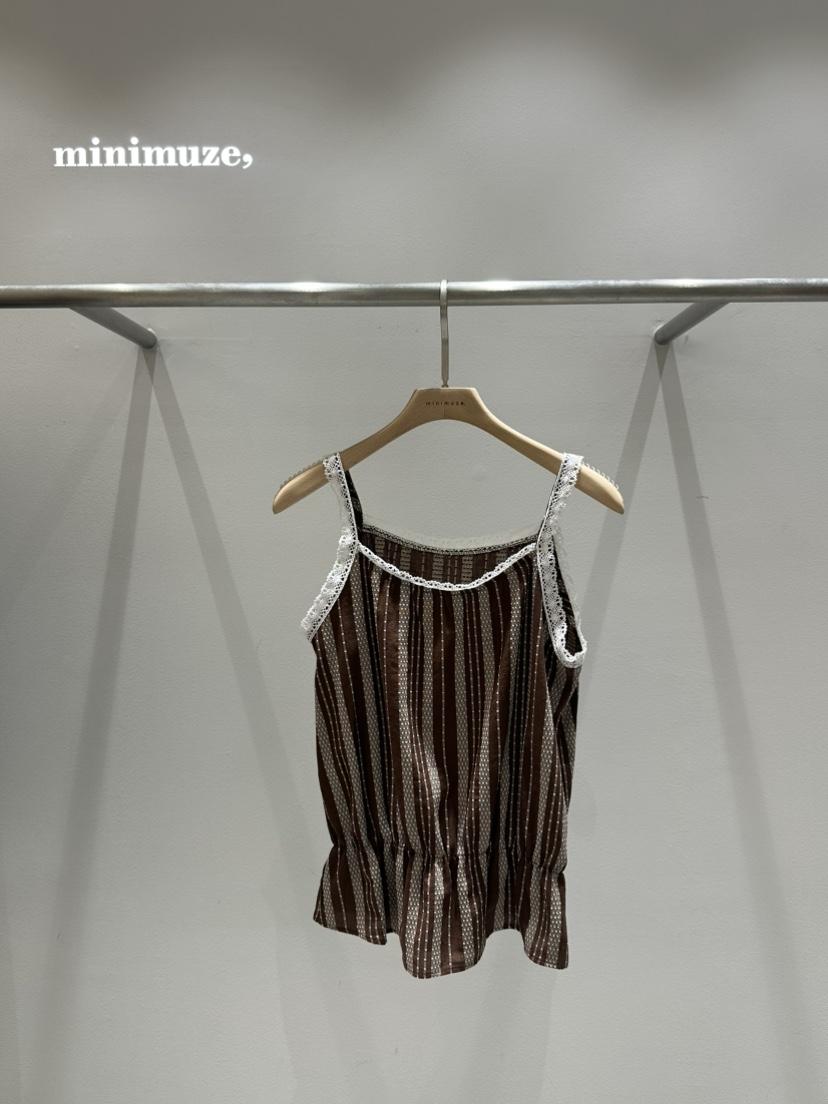 MINIMUZE東大門直郵女裝新款推薦25春夏真品人氣職業吊帶背心MINIMUZE吊帶/背心