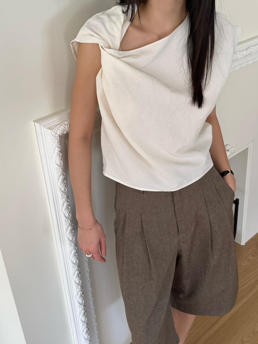 LE VASE東大門實拍女裝新品真品休閑時尚熱賣25春夏襯衫蕾絲衫LE VASE襯衫/蕾絲衫