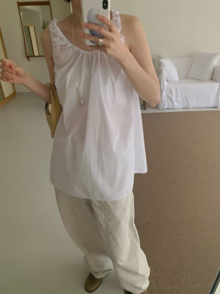 MARE韓國直郵女士新品時尚人氣職業推薦真品熱賣休閑吊帶背心MARE吊帶/背心