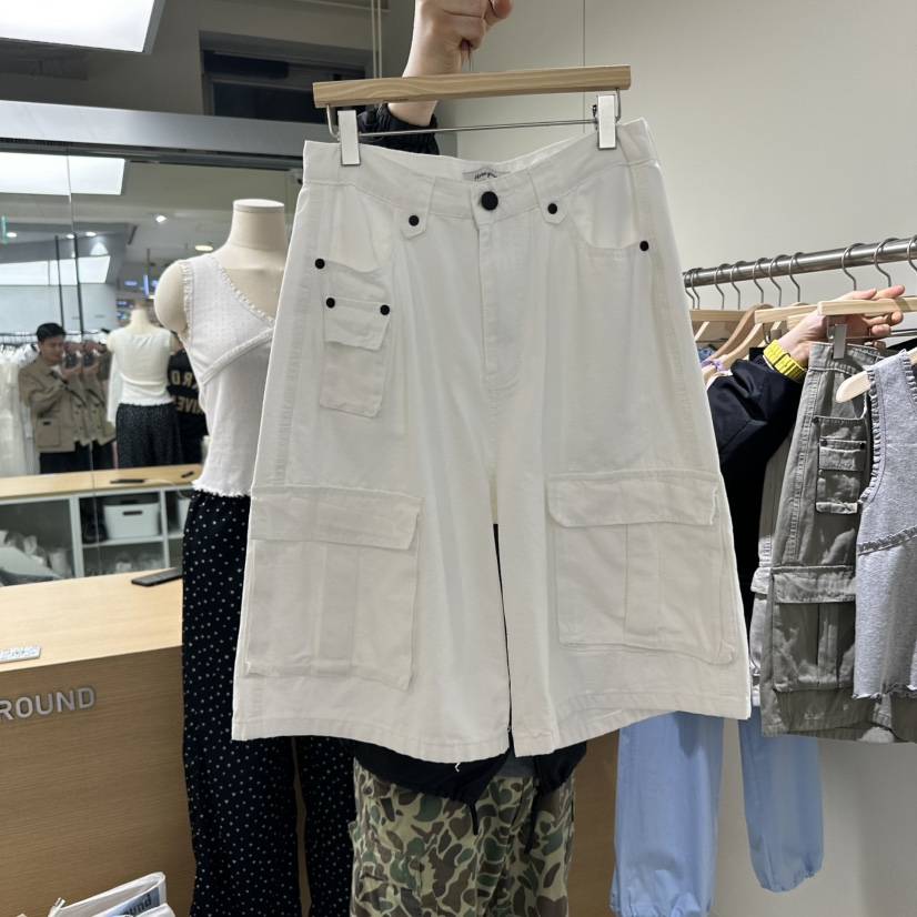 HOME GROUND韓國直郵㊣女裝新品推薦人氣時尚25春夏短褲工裝HOME GROUND短褲