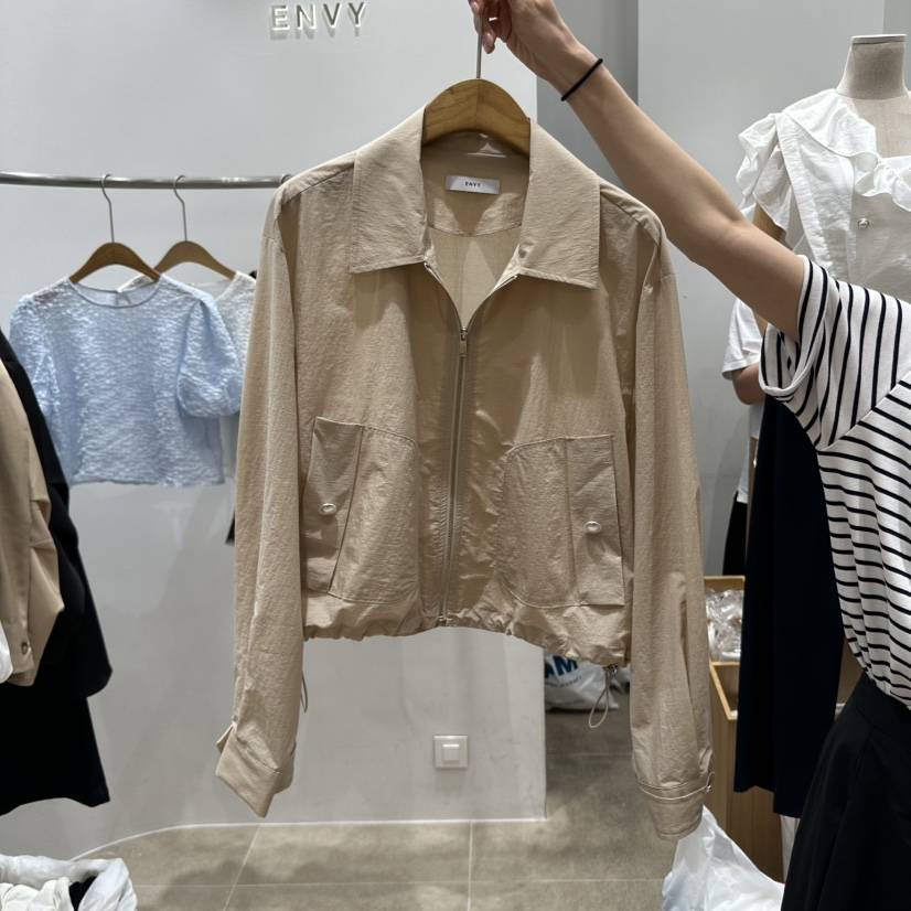 ENVY韓國直郵㊣女裝新品推薦休閑人氣熱賣25春夏時尚夾克口袋ENVY夾克