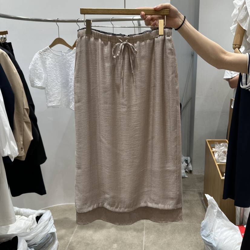ENVY韓國㊣直郵東大門代購女裝新品時尚25春夏熱賣休閑長裙ENVY長裙
