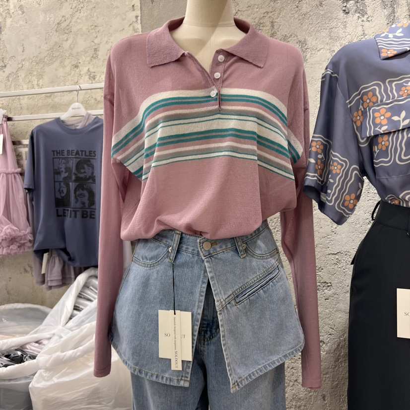 SOLD OUT韓國直郵㊣女裝新品人氣25春夏時尚推薦熱賣針織衫SOLD OUT針織衫