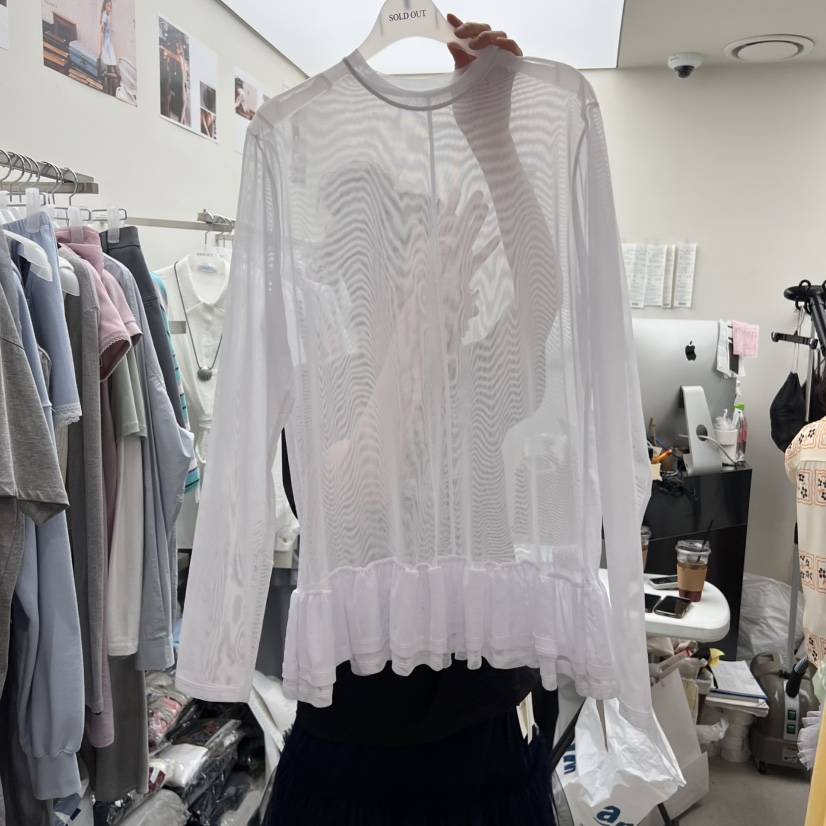 SOLD OUT東大門代購女裝新品25春夏時尚人氣職業熱賣長袖T恤SOLD OUT長袖T恤