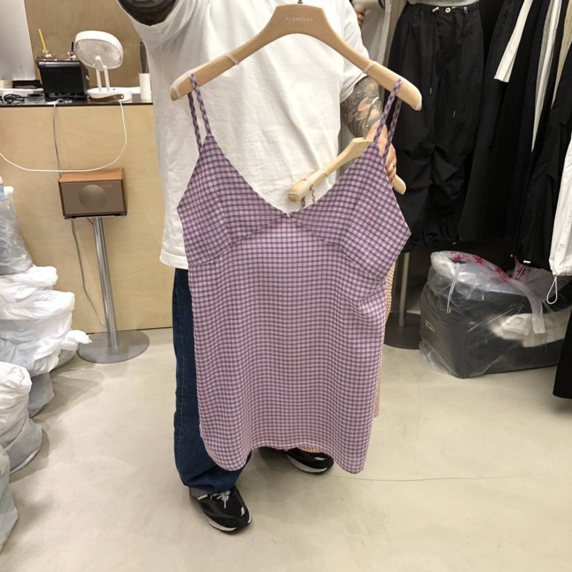 PLEASURE東大門實拍女裝新品25春夏真品時尚人氣休閑連衣裙PLEASURE連衣裙