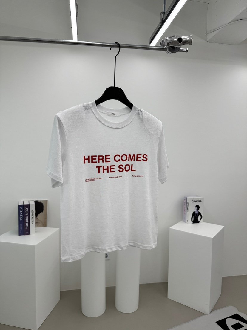 RED-A韓國代購女裝新品推薦熱賣25春夏職業休閑真品人氣T恤RED-AT恤