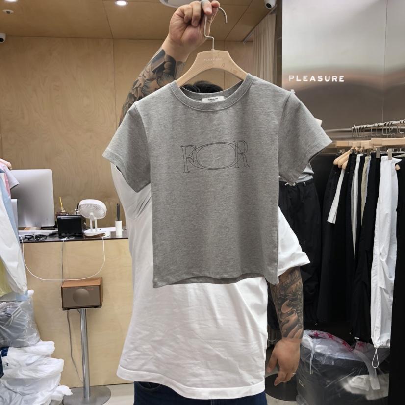 PLEASURE韓國直郵㊣女裝新品25春夏推薦時尚休閑人氣熱賣T恤PLEASURET恤