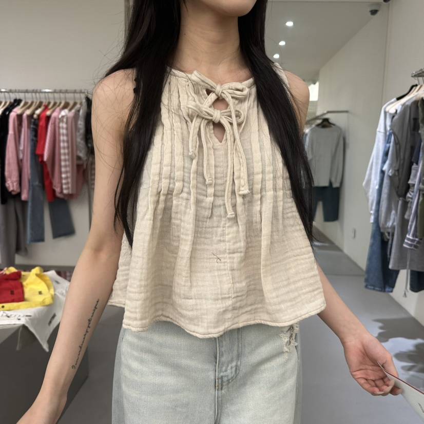 VAULT韓國㊣直郵東大門代購女裝新品熱賣休閑時尚25春夏吊帶背心VAULT吊帶/背心