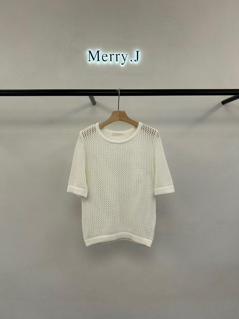 MERRY-J韓國直郵㊣女裝新品人氣推薦休閑熱賣時尚25春夏針織衫MERRY-J針織衫