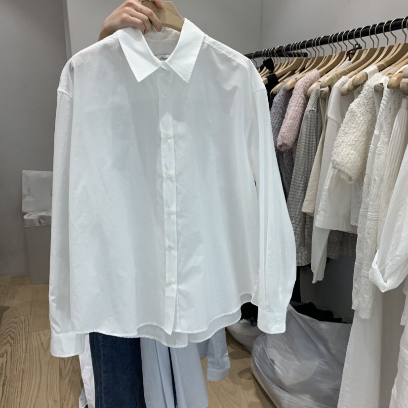 OURIN韓國直郵㊣東大門實拍女裝新品休閑推薦人氣襯衫蕾絲衫OURIN襯衫/蕾絲衫