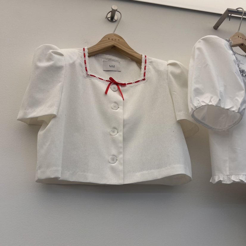 BEEN-A韓國直郵㊣東大門實拍女裝新品休閑熱賣時尚襯衫蕾絲衫BEEN-A襯衫/蕾絲衫