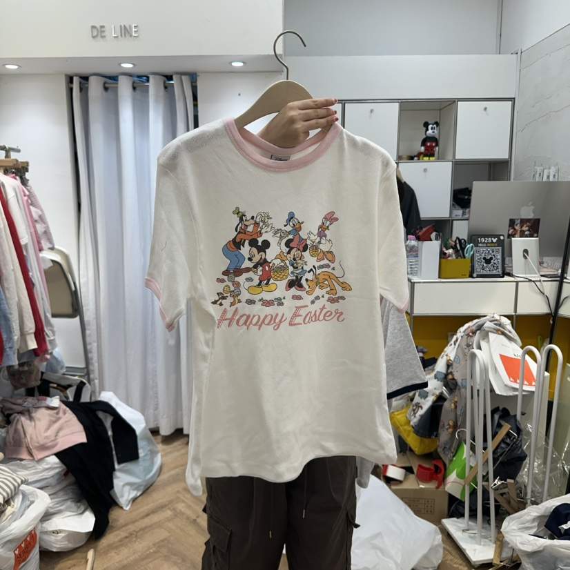 DE LINE韓國直郵㊣東大門實拍女裝新品25春夏休閑人氣時尚T恤DE LINET恤