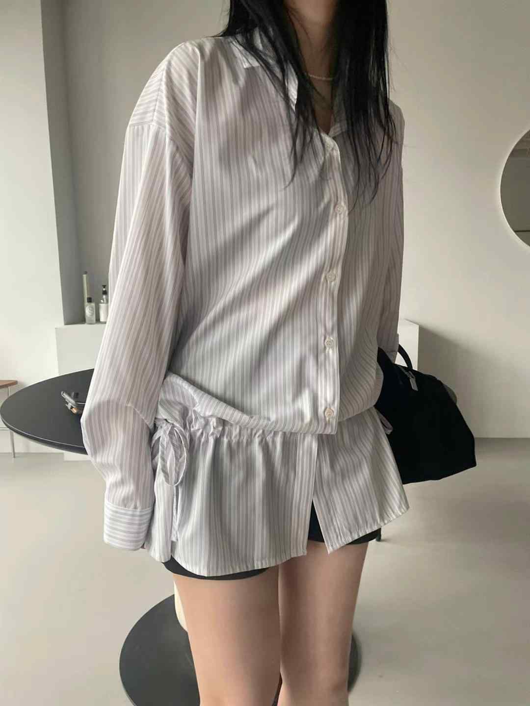 UNTIL韓國直郵㊣女裝新品人氣熱賣25春夏時尚休閑襯衫蕾絲衫UNTIL襯衫/蕾絲衫