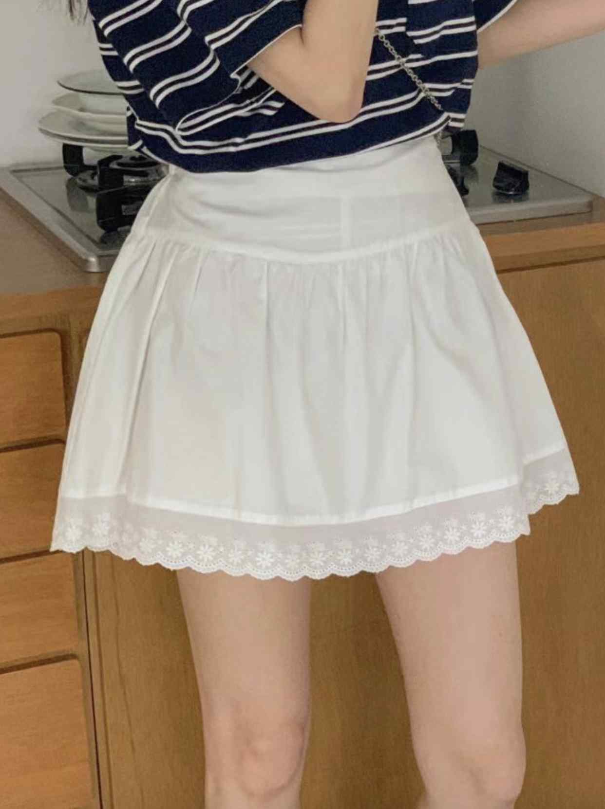 BONGBLY-봉블리直郵韓國代購㊣女裝新款25春夏時尚人氣短裙BONGBLY短裙