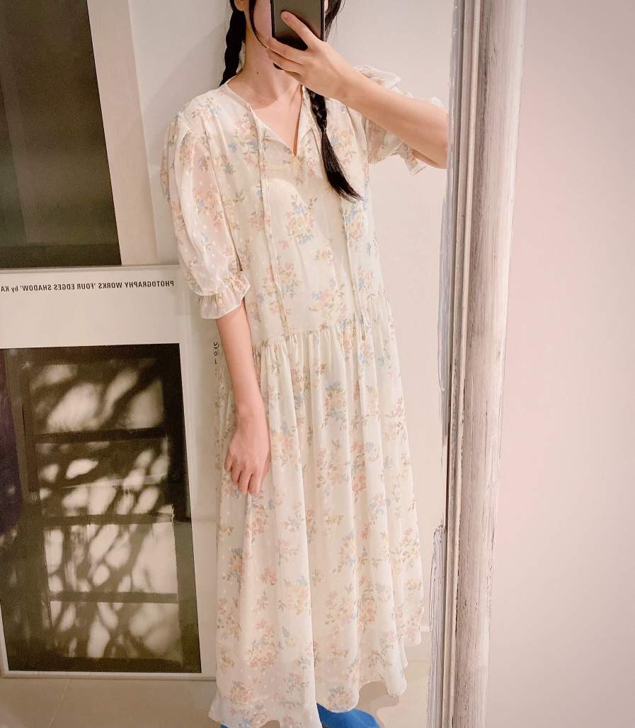 LETAILOR直郵韓國代購㊣女裝新品熱賣推薦人氣休閑連衣裙雪紡LETAILOR連衣裙
