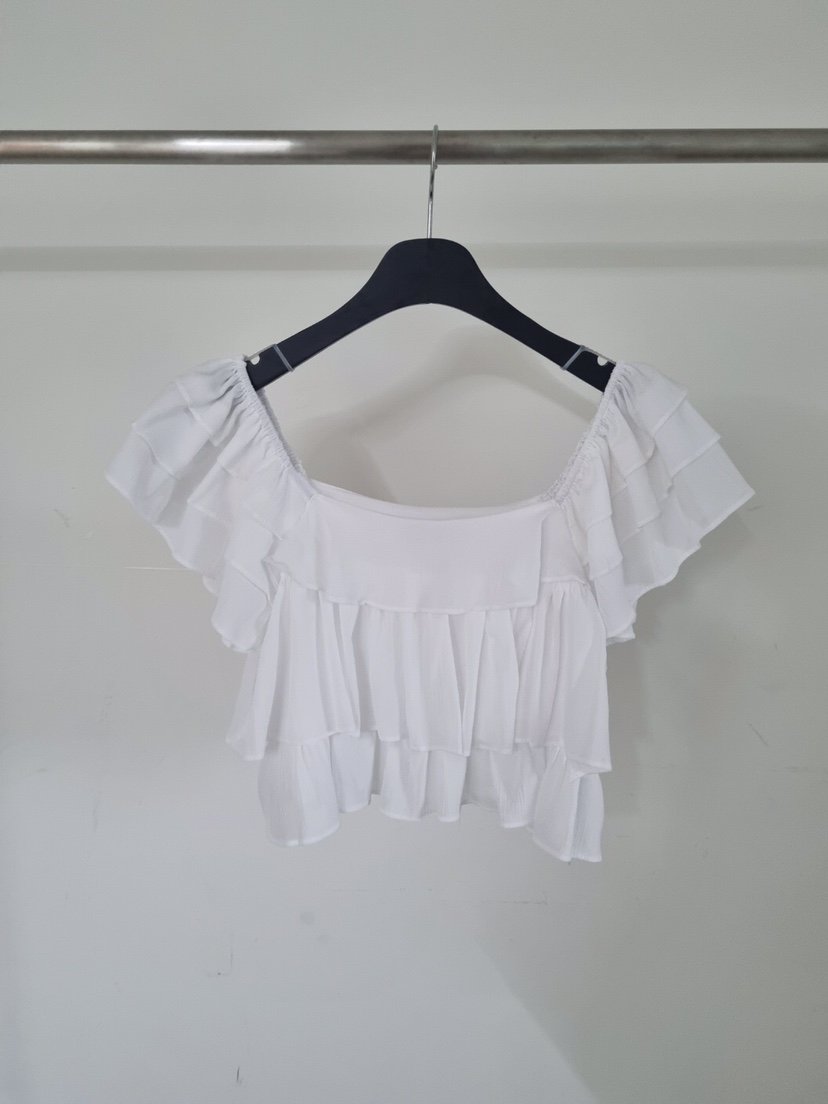 VERANDA韓國㊣直郵東大門代購女裝新品推薦時尚25春夏襯衫蕾絲衫VERANDA襯衫/蕾絲衫