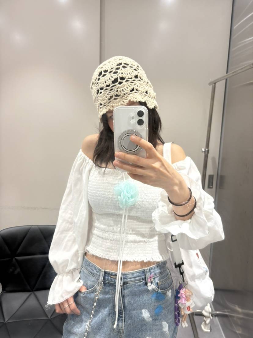PLATFORM-L韓國㊣直郵東大門代購女裝新品人氣襯衫蕾絲衫紗布PLATFORM襯衫/蕾絲衫