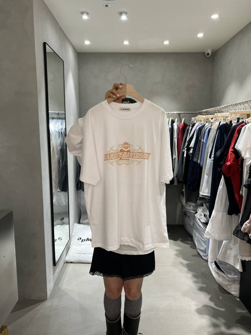 X-MOOD直郵韓國代購㊣女裝新品人氣休閑熱賣推薦25春夏T恤X-MOODT恤