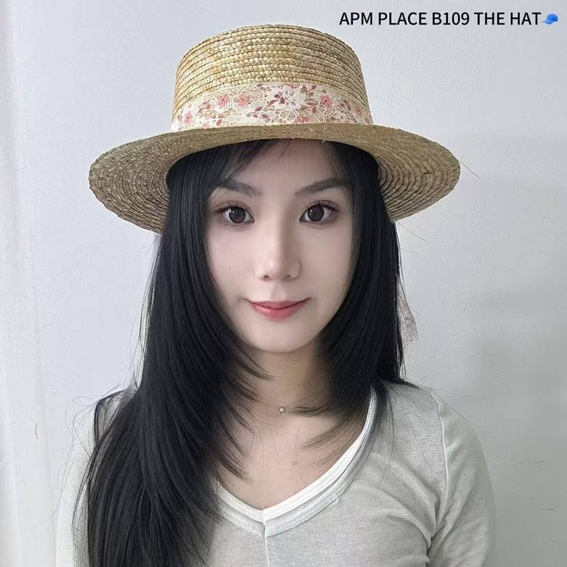 THE HAT-P韓國㊣直郵東大門代購女裝新款休閑人氣帽子蕾絲花THE HAT帽子