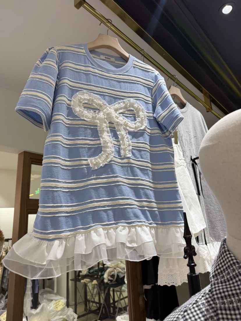 BE&amp;BE韓國㊣直郵東大門代購女裝新品25春夏休閑推薦T恤BE&beT恤