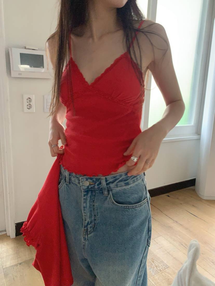 JKICHI直郵韓國代購㊣女裝新品人氣休閑時尚吊帶背心可愛的JKICHI吊帶/背心