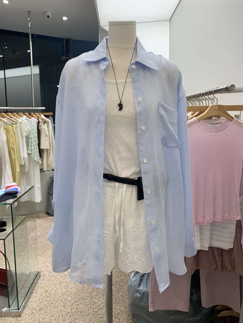 VAARA韓國㊣直郵東大門代購女裝新品熱賣25春夏時尚襯衫蕾絲衫VAARA襯衫/蕾絲衫