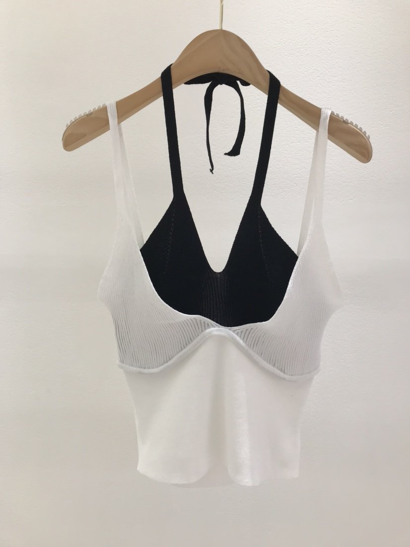 KC MARKET直郵韓國代購㊣女裝新品25春夏休閑時尚吊帶背心KC MARKET吊帶/背心