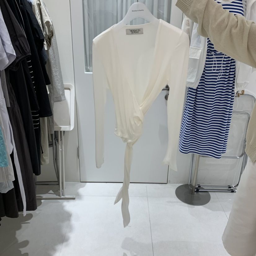 MONDAY TO SUNDAY韓國直郵㊣東大門實拍女裝新品25春夏長袖T恤MONDAY TO SUNDAY長袖T恤