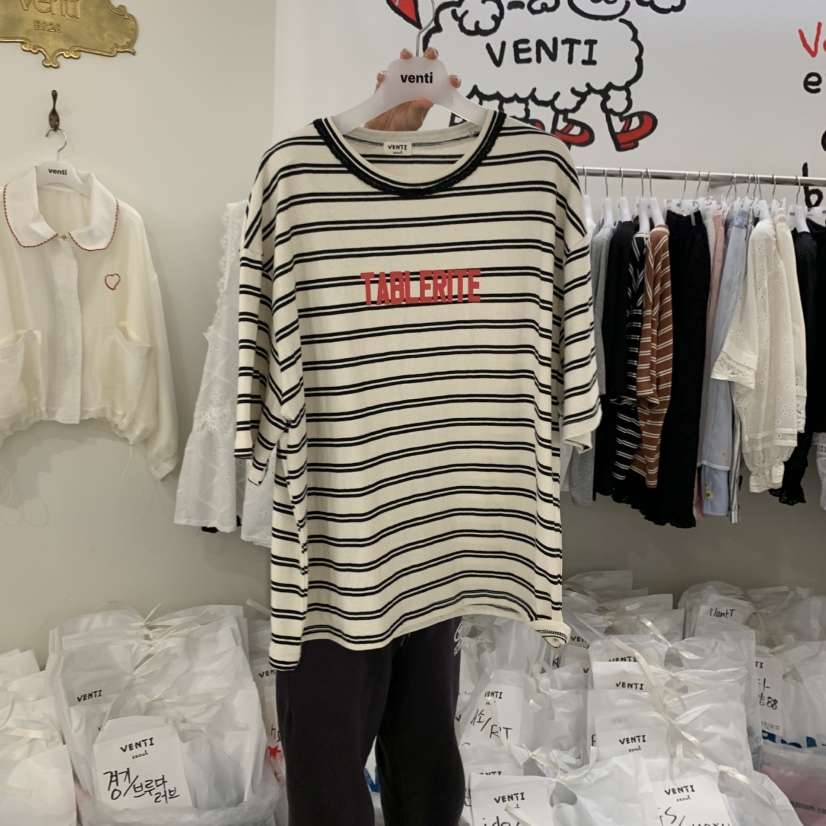 VENTI韓國㊣直郵東大門代購女裝新品推薦25春夏人氣熱賣T恤VENTIT恤