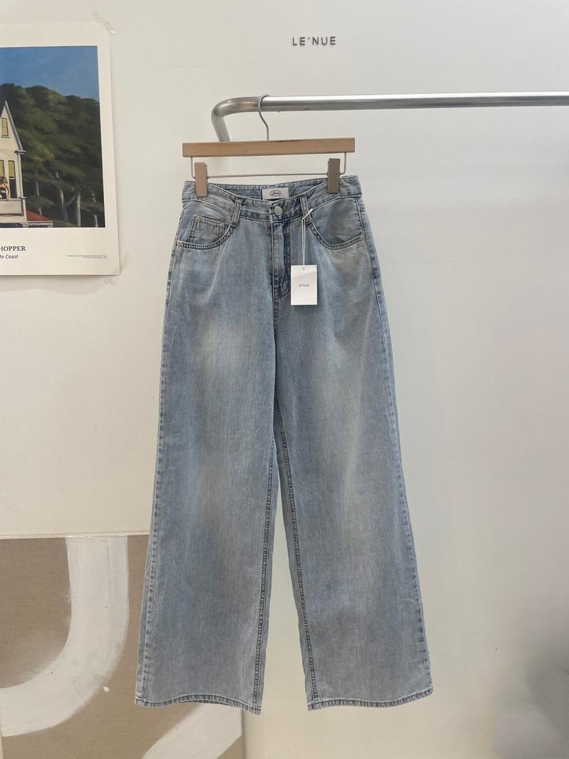 LENUE韓國直郵㊣東大門實拍女裝新品休閑推薦25春夏熱賣牛仔褲LENUE牛仔褲
