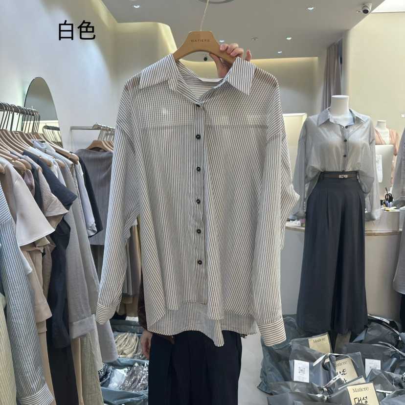 MATIERE韓國㊣直郵東大門代購女裝新品人氣時尚休閑襯衫蕾絲衫MATIERE襯衫/蕾絲衫