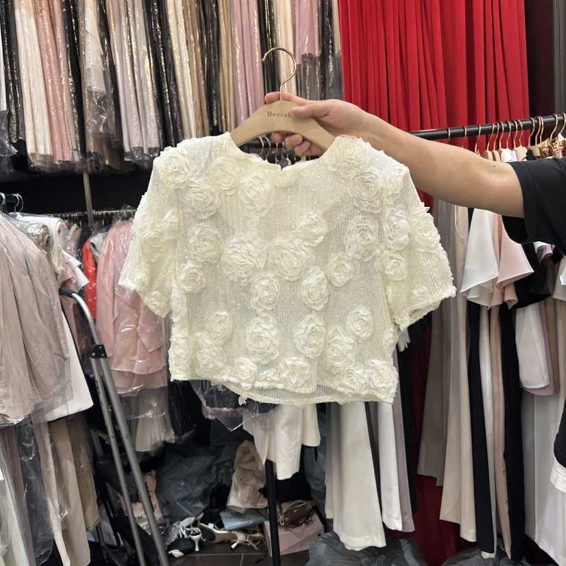 HERISH-HAUTE韓國直郵㊣女裝新品推薦人氣熱賣休閑襯衫蕾絲衫HERISH-HAUTE襯衫/蕾絲衫