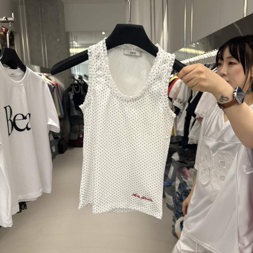 ARTE STUDIO韓國㊣直郵東大門代購女裝新品推薦25春夏吊帶背心ARTE STUDIO吊帶/背心