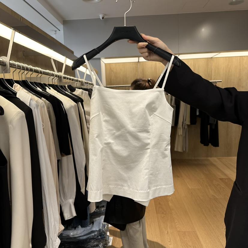 LEFANCY直郵韓國代購㊣女裝新品熱賣時尚25春夏人氣吊帶背心LEFANCY吊帶/背心
