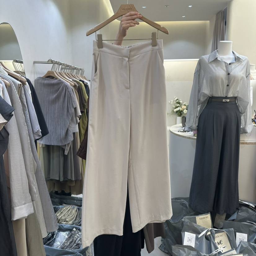 MATIERE韓國直郵㊣女裝新品25春夏休閑推薦時尚人氣熱賣休閑褲MATIERE休閑褲