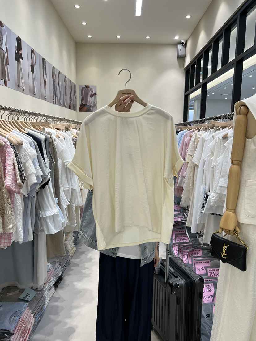 MARIE MARIE韓國直郵㊣女裝新品熱賣休閑25春夏時尚推薦T恤MARIE MARIET恤