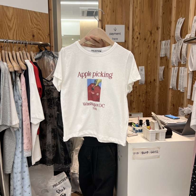 PROJECTVIEW韓國直郵㊣女裝新款25春夏推薦熱賣人氣時尚T恤PROJECTVIEWT恤