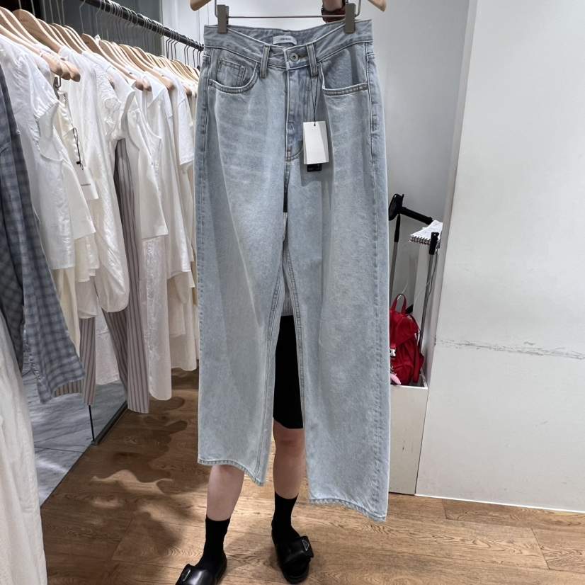 VERVEINE韓國㊣直郵東大門代購女裝新品時尚熱賣推薦牛仔褲VERVEINE牛仔褲