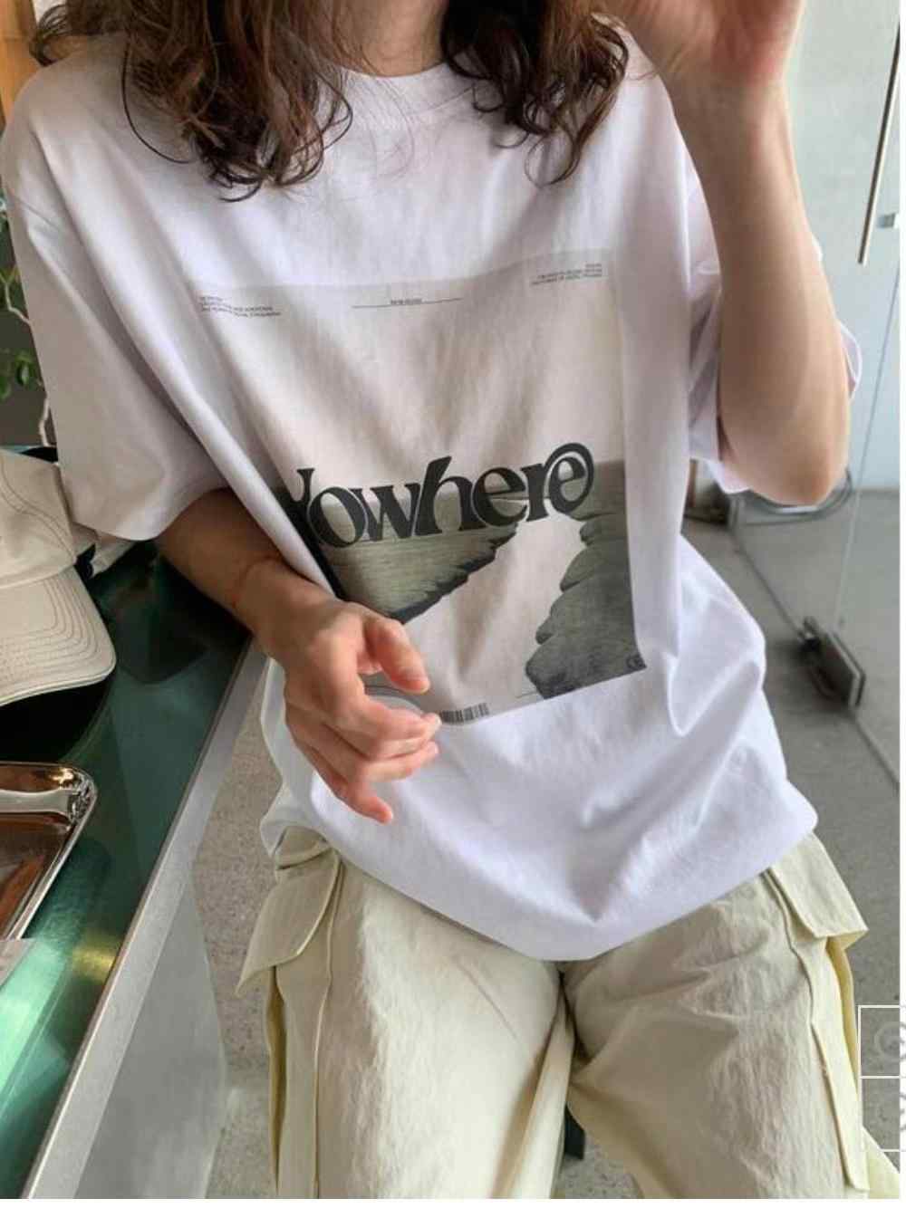 Robe韓國直郵㊣女裝新品時尚休閑人氣推薦25春夏熱賣T恤RobeT恤