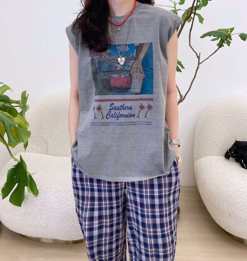 HANNA-A韓國直郵女士新款休閑人氣25春夏時尚職業吊帶背心HANNA吊帶/背心