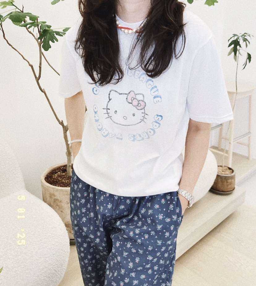 HANNA-A韓國直郵女裝新款職業時尚真品人氣25春夏熱賣推薦T恤HANNAT恤