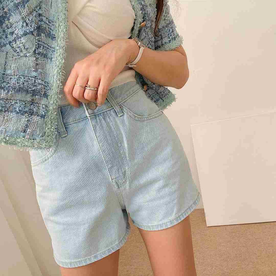 DOUBLEM東大門實拍女裝新品25春夏人氣推薦職業真品時尚短褲DOUBLEM短褲