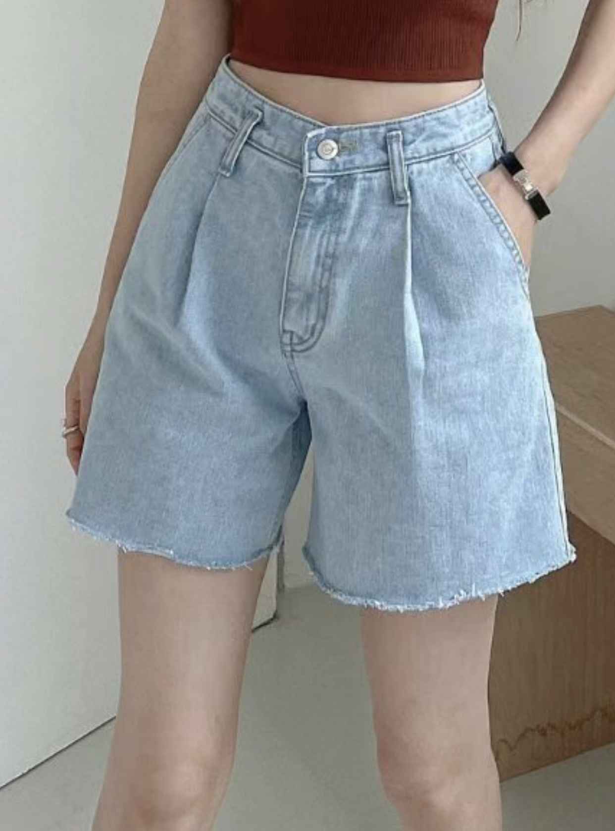 DOUBLEM韓國直郵女裝新款熱賣時尚休閑真品職業25春夏推薦短褲DOUBLEM短褲