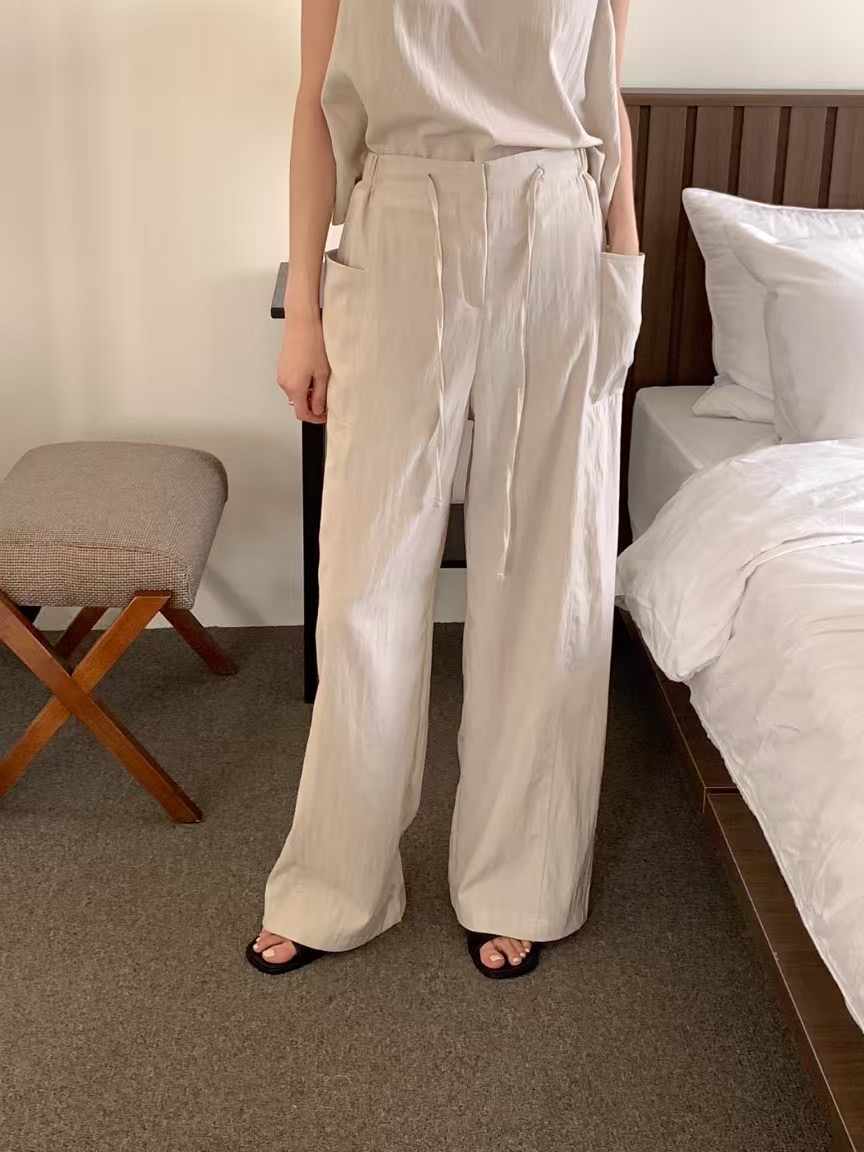 NOMAD韓國代購女士新款真品25春夏時尚熱賣推薦職業休閑休閑褲NOMAD休閑褲