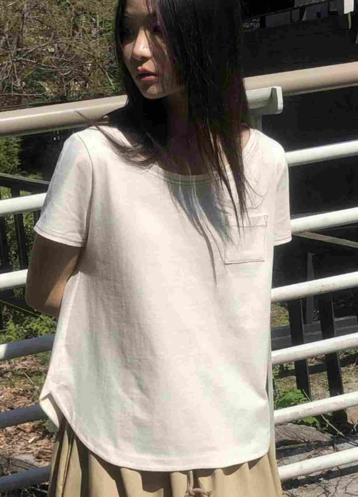 EXCUSE東大門實拍女裝新款25春夏人氣熱賣職業真品推薦時尚T恤EXCUSET恤